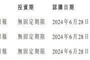 盛禾生物-B(02898)附屬擬認購基金