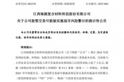 預(yù)計(jì)2024年業(yè)績繼續(xù)虧損，海源復(fù)材可能被實(shí)施退市風(fēng)險(xiǎn)警示
