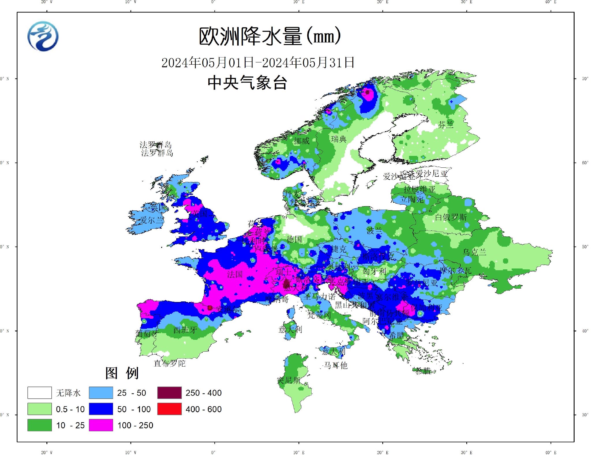 中央氣象臺：國外農業氣象監測與作物產量展望（2024年06月08日）