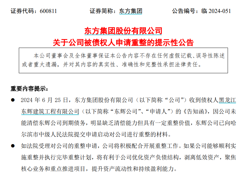 75萬元還不起？A股公司被申請重整，股價已跌破1元